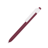 Ручка шариковая RETRO, пластик, цвет бордовый с белым