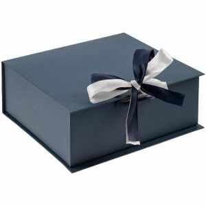 Коробка на лентах Tie Up, размер малый, цвет синий