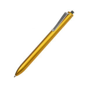 M2, ручка шариковая,  пластик, металл, цвет желтый