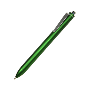 M2, ручка шариковая, пластик, металл, цвет зеленый