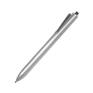 M2, ручка шариковая, пластик, металл, цвет серебристый