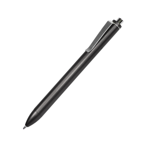 M2, ручка шариковая,  пластик, металл, цвет серый