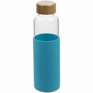 Бутылка для воды Dakar, цвет прозрачный с бирюзовым