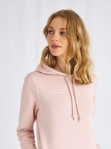 Худи с вышивкой женское «Крошка», цвет розовое, размер XL