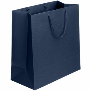 Пакет бумажный Porta, размер большой, цвет темно-синий