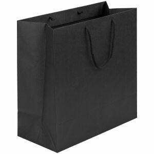 Пакет бумажный Porta, размер большой, цвет черный