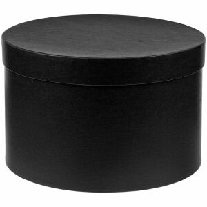 Коробка круглая Hatte, цвет черный