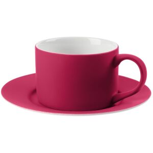 Чайная пара Best Morning, цвет ярко-розовая (фуксия)