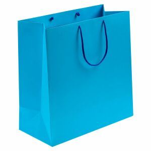 Пакет бумажный Porta, размер большой, цвет голубой