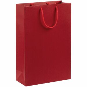 Пакет бумажный Porta, размер средний, цвет красный