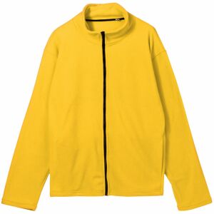 Куртка флисовая унисекс Manakin, цвет желтая, размер XS/S