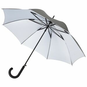 Зонт-трость Wind, цвет серебристый