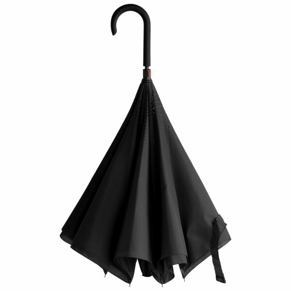Зонт наоборот Style, трость, цвет черный
