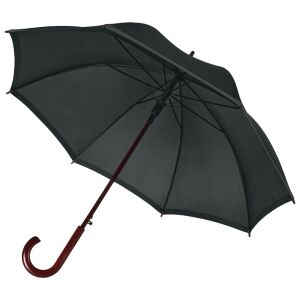 Зонт-трость светоотражающий Reflect, цвет черный