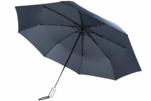Зонт складной Fiber, цвет темно-синий