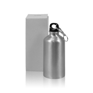 Бутылка металл серебро стандарт 500 мл