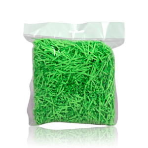 Наполнитель бумажный для подарочной упаковки, цвет лесной зеленый уп. 50 г. 2мм