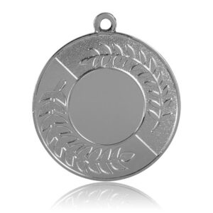 Медаль HB077, цвет серебро D50мм, D вкладыша 25мм