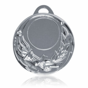Медаль HB078, цвет серебро D50мм, D вкладыша 25мм