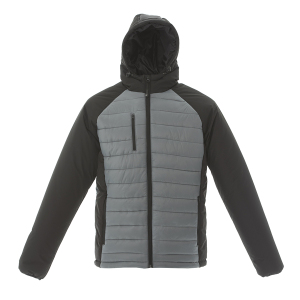 Куртка TIBET 200, цвет серый с черным, размер L