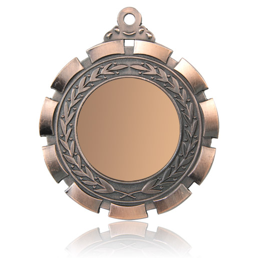 Медаль Zj-M745, цвет бронза D70мм, D вкладыша 40мм