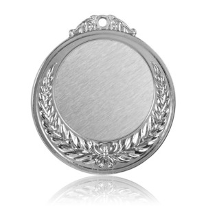 Медаль Zj-M762, цвет серебро D65мм, D вкладыша 45мм