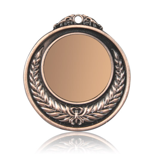 Медаль Zj-M761, цвет бронза D50мм, D вкладыша 30мм