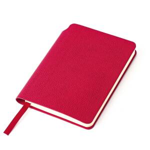 Ежедневник недатированный SALLY, A6, цвет красный, кремовый блок