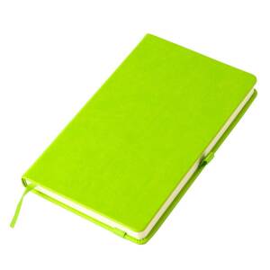 Ежедневник недатированный HAMILTON, A5, цвет ярко-зеленый, кремовый блок