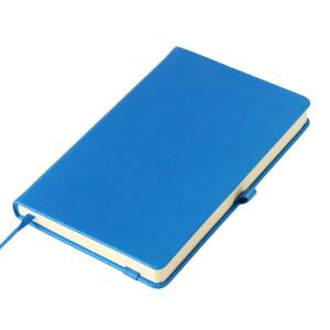 Ежедневник недатированный HAMILTON, A5, цвет ярко-синий, кремовый блок