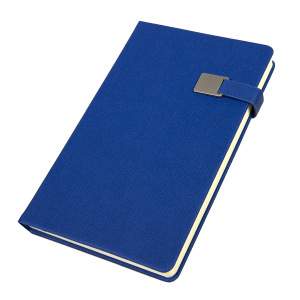 Ежедневник недатированный Linnie, А5, цвет синий, кремовый блок