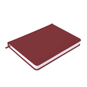 Ежедневник недатированный Campbell, А5, цвет бордовый, белый блок