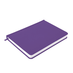 Ежедневник недатированный Campbell, А5, цвет фиолетовый, белый блок