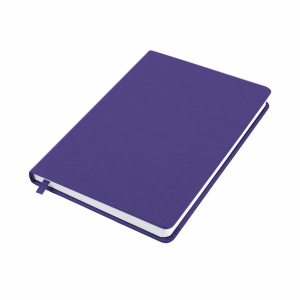 Ежедневник недатированный Duncan, А5, цвет фиолетовый, белый блок