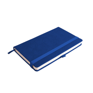 Ежедневник недатированный Starry , А5, цвет синий, кремовый блок