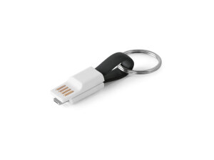 RIEMANN. USB-кабель с разъемом 2 в 1, цвет черный