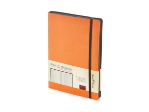 Ежедневник А5 недатированный «Megapolis Soft», цвет оранжевый (Р)