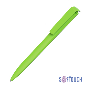 Ручка шариковая TRIAS SOFTTOUCH, цвет зеленое яблоко