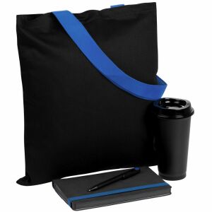 Набор Velours Bag, цвет черный с синим