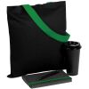 Набор Velours Bag, цвет черный с зеленым