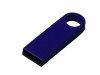 USB 2.0-флешка на 8 Гб с мини чипом и круглым отверстием, цвет синий