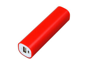PB030 Универсальное зарядное устройство power bank  прямоугольной формы. 2200MAH, цвет красный