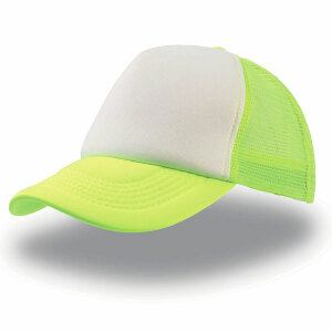 Бейсболка RAPPER, 5 клиньев, пластиковая застежка, цвет светло-зеленый с серым, размер универсальный