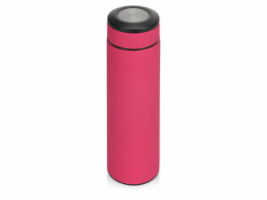 Термос «Confident» с покрытием soft-touch 420мл, цвет розовый