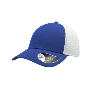 Бейсболка СAMPUS, 6 клиньев, застежка на липучке, цвет синий, белый, размер универсальный