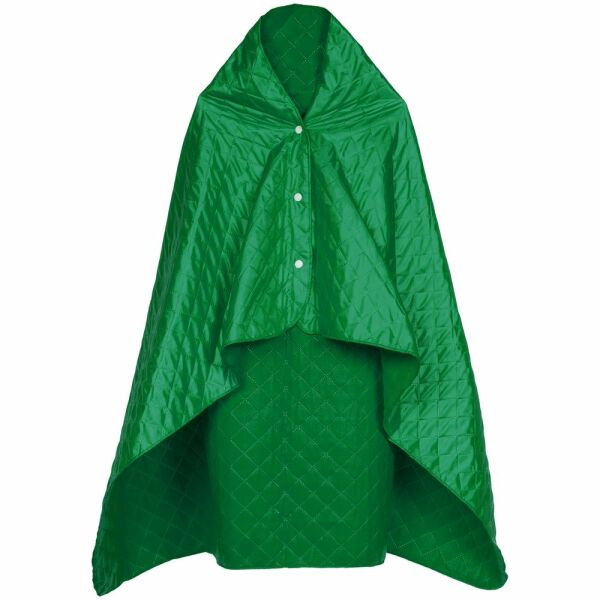 Плед-пончо для пикника SnapCoat, цвет зеленый