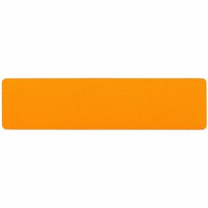 Наклейка тканевая Lunga, размер S, цвет оранжевый неон