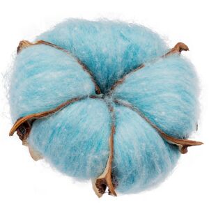 Цветок хлопка Cotton, цвет голубой