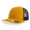 Бейсболка SONIC 280, 6 клиньев, пластиковая застежка, цвет желтый, черный, размер универсальный