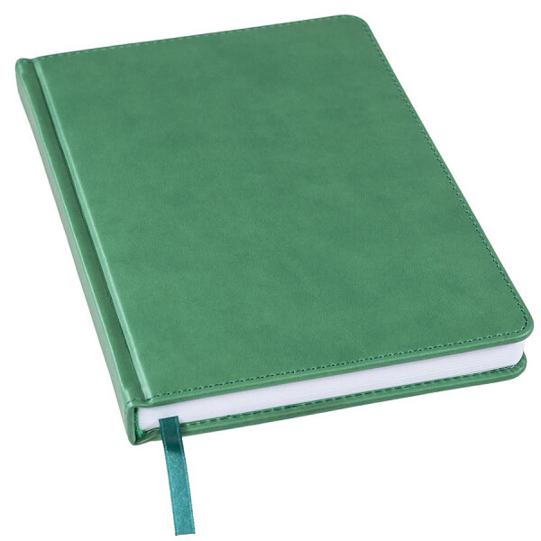Ежедневник недатированный BLISS, формат А5, цвет зеленый, белый блок, без обреза